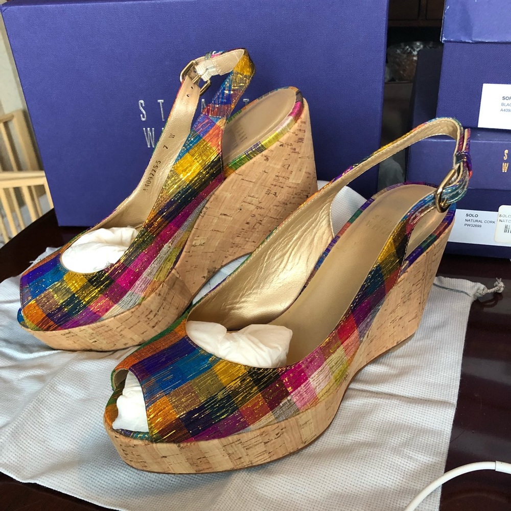 Stuart Weitzman Wedge Sandals